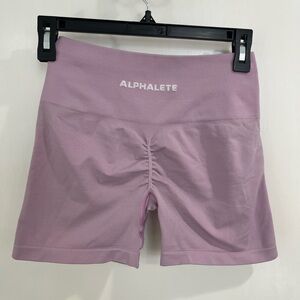 Alphalete Pink Amplify Shorts 4.5”